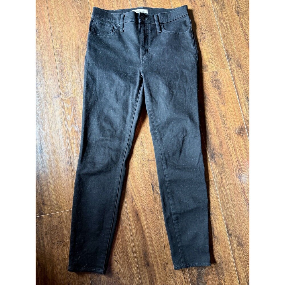 Black Madewell 9" High Rise Skinny Jeans size 28